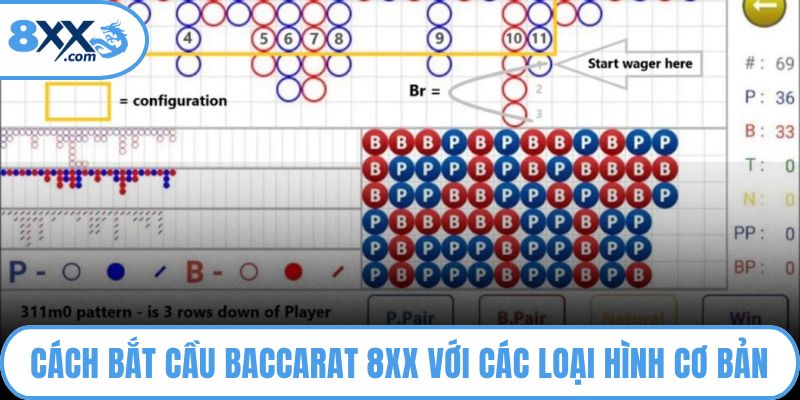 Cách bắt cầu Baccarat 8XX với các loại hình cơ bản