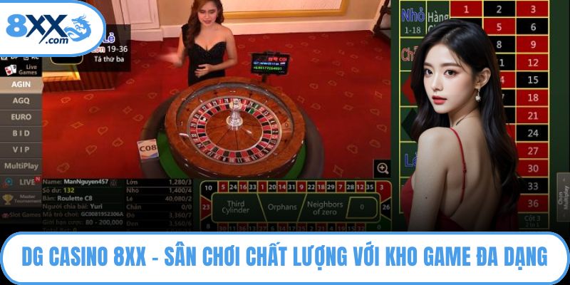 DG Casino 8XX - Sân Chơi Chất Lượng Với Kho Game Đa Dạng 7 DG Casino 8XX